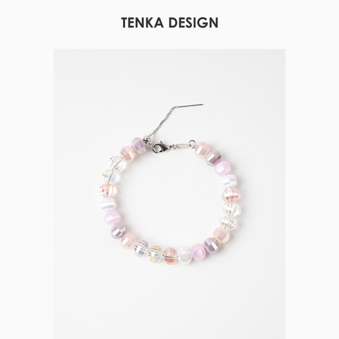 【TENKA】Lantern Crystal Chain Bracelet