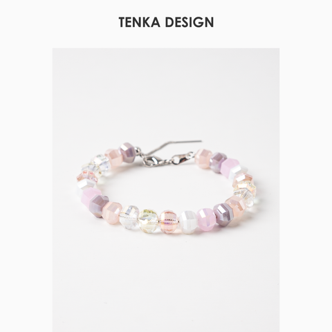 【TENKA】Lantern Crystal Chain Bracelet