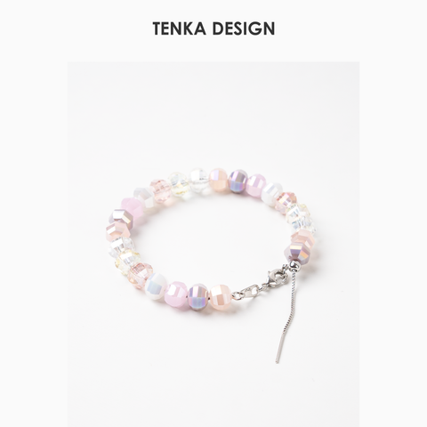 【TENKA】Lantern Crystal Chain Bracelet